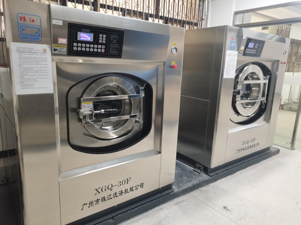 珠江洗滌設備：高效工業洗衣機助力酒店水洗廠的成功案例